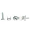 Tornillo Cruz Galvanizado para Gabinete Servidor de Red Tornillo Chasis Bastidor de Distribución Rack de Cableado Tuerca de Presión M6