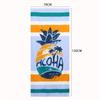 Nueva Toalla de Playa de Comercio Exterior, Engrosada, No Suelta Pelusa, Absorbente de Agua, Suave, Secado Rápido, Protección Solar, Toalla de Baño Estampada de Natación