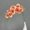 Nueva decoración del hogar de orquídea mariposa 3D9, adornos para sala de estar, decoraciones de flores artificiales, adecuado para bodas, hoteles y escenarios