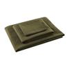 Conjunto de Três Peças para Dormitório Estudantil 100% Algodão, Conjunto de Três Peças de Algodão Puro, Verde Militar, Proteção do Trabalho, Ajuda em Desastres, Roupa de Cama Individual para Treinamento Militar Estudantil