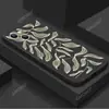 Lista de Comercio Exterior Funda Artística Hoja Verde para Teléfono Iphone17 Silicona Mate Apple 18Pm Funda Protectora Creativa