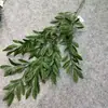 2026 Plantas Verdes Artificiales Verde Oscuro para Decoraciones de Boda, Arreglos Florales Estilo Bosque, Paisajismo de Salón de Bodas, Flores de Plástico, Hojas Verdes Oscuras Artificiales