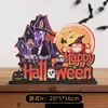 Decoraciones de Calabaza de Dibujos Animados Creativos para Escritorio de Halloween Tienda Decoración Escena Ambiente Montaje Disfraz Accesorios para Fotos