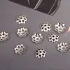 100 Peças/Pacote Alfinetes de Bola de Cobre Alfinetes de Cabeça Redonda 6mm Pequeno Acessório em Forma de Flor Alfinetes de Conexão Finais Acessórios Básicos para Joias DIY