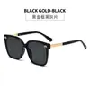 Gafas de sol de caja nueva transfronterizas, gafas de sol con temperamento, de alto nivel, gafas de sol para el sol, gafas de sol anti-ultravioleta para mujer, fabricantes, venta al por mayor