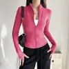 Secado rápido perchero para ropa cuello ajustado corte slim mostrar figura delgada ropa de fitness mostrar figura delgada chaqueta deportiva para yoga running chaqueta deportiva para entrenamiento de Pilates ropa de yoga