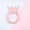Estilo Coreano Lindo Súper Lindo Dibujos Animados Lindo Corona Grande Diadema Corona de Reina Diadema Corona Dulce Lavar la Cara Tocado Mujeres