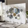Divisória de Tela Estilo Europeu Sala de Estar Dobrável Móvel Estilo Chinês Quarto Abrigo Casa Salão de Beleza Escritório Tela Dobrável Dupla Face