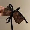 Pinza grande para el pelo estilo coreano para mujer, pinza banana para coleta alta, suave y elegante, lindo accesorio para el cabello