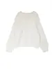 Suéter Redondo Multicor com Borda Enrolada, Estilo Vintage, Tamanho Plus, para Mulheres, com um Toque Único Relaxado e Preguiçoso, Blusa Pulôver Solta