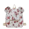 Bolso Cubo Casual Personalizado Estilo Coreano para Mujer Verano 2026 Nicho Nuevo Moda Estilo Académico Mochila con Estampado de Mariposas