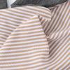Almohada de viaje simple a rayas en forma de U de algodón de Amazon, almohada de viaje para joroba de avión, espuma viscoelástica de rebote lento, almohada en forma de U, almohada para el cuello