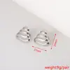 Brincos Texturizados de Alta Qualidade Europeus e Americanos da Moda para Mulheres, Design Tridimensional de Flor e Estrela do Mar em Aço Inoxidável, Brincos Simples de Nicho