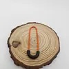 Tirador de plástico en forma de U para cremallera de ropa y bolsa, disponible en stock