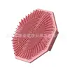 Escova de Limpeza Facial Octogonal de Silicone Transfronteiriça para Limpar Poros, Escova de Massagem Facial para Remover Cravos e Remover Maquiagem, Escova de Limpeza Facial Portátil