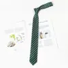 Estilo Universitario Corbata jk Estudiante Japonés Corbata Verde Nudo Perezoso Sin Nudo Aprendizaje Raíz de Pluma Corbata Blusa Uniforme Fresco