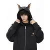 Sudadera con capucha y cremallera Doberman American Cardigan para Hombre y Mujer en Otoño e Invierno Nueva Pesada Rígida Marca Americana de Moda Chaqueta de Pareja