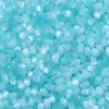Vidrio Color Sólido Ojo de Gato Cilíndrico Colorido Agujero Recto Cuentas Sueltas Cuentas Espaciadoras para Manualidades de Cuentas Accesorios para Joyería