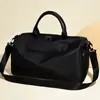 Bolsa de Viaje Personalizada con Logo Impreso, Bolsa de Gimnasio de Gran Capacidad con Separación Seca y Húmeda, Elegante Bolsa de Equipaje para Viajes Cortos para Mujeres
