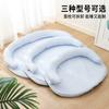 Cama de Verano para Perro Cojín de Haba de Hielo Borde Medio Nido Fresco Mascota Transpirable Esterilla Refrigerante Sofá para Perro Colchón para Perro Seda de Hielo