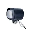 Nueva bicicleta eléctrica plegable súper brillante de Amazon, foco LED, faro brillante con bocina incorporada.