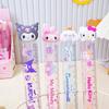 Regla de Sanrio con dibujos animados, creativa, para estudiantes, linda, a escala, marcapáginas, reglas, divertidos, útiles escolares, papelería para niños