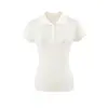 Camiseta de punto de manga corta ajustada de moda, nuevo estilo coreano, top corto favorecedor, camiseta básica que realza la figura