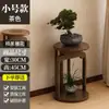 Suporte Redondo para Vaso de Flores Estilo Chinês Doméstico, Rack de Flores, Bandeja de Flores, Prateleira de Exibição para Sala de Estar, Suporte de Chão, Suporte de Vaso de Flores para Varanda