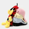 Boné Criativo Fofo de Desenho Animado com Bumbum Primavera e Verão Chapéu de Sol para Viagem Versátil Boné Bico de Pato Atacado