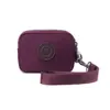 Bolsa de Moedas Nova Portátil de Nylon Transfronteiriça Mini Bolsa de Armazenamento para Batom e Fones de Ouvido Porta-Cartões Pequeno Multicamadas Bolsa de Armazenamento Resistente à Água