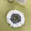 Nuevo anillo para el pelo de encaje 2022 hecho a mano francés hueco de algodón anillo de intestino grueso personalizado moda anillo para el pelo