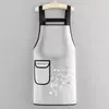 Delantal de cocina sin mangas, impermeable y a prueba de aceite, nuevo TPU semitransparente, ropa de trabajo lavable para catering y productos acuáticos