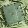 Caderno A5 Business Espessado Conjunto com Caixa de Presente Caderno para Reunião de Escritório Diário Simples com Logo Imprimível