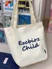 Bolso de Lona Grande de Gran Capacidad para Mujer Verano 2025, Bolso de Hombro de Doble Cara, Bolso de Tela Estilo Coreano Estilo Perezoso, Bolso para Estudiantes Universitarios para Tutorías