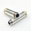 Conector de Audio Mono Micrófono Pin Macho Estéreo de 6.35 Niquelado Socket Hembra de 6.3 Tipo Soldadura