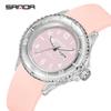 Reloj Sanda para Niños Reloj de Hombre y Mujer Resistente al Agua Calendario Examen Reloj de Estudiante Pequeño Fresco Casual Elegante Versátil Reloj de Cuarzo