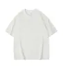 Camiseta Pesada 260g, Cor Sólida Manga Curta Uniforme de Equipe de Trabalho, Manga Meia-Manga, Ombros Caídos, Estilo Unissex, Secagem Rápida, Gola Redonda