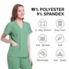 Ropa de Lavado para Manos de Enfermera de Hospital Transfronteriza Aliexpress Ropa de Jogging para Mujer Uniformes de Trabajo de Laboratorio Ropa de Lavado de Manga Corta