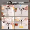 Embudo Transfronterizo de Acero Inoxidable 304, Engrosado para Uso en Cocina Doméstica, Embudo para Aceite con Filtro de Grado Alimenticio, Embudo para Licores de Diámetro Grande y Pequeño