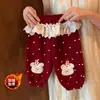 Conjunto Estiloso para Meninas Casual Outono/Inverno 2026 Novo Estilo Bebêzinho Moletom com Capuz e Calça de Moletom Conjunto de Duas Peças