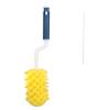 Cepillo de Esponja para Biberón Juego de 2 Piezas Set de Cepillos para Biberón Cepillo de Esponja para Lavar Botella Cepillo Limpiador de Tetina Cepillo para Vaso