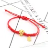 Versión coreana de pulsera de cuerda roja tejida a mano de los 12 signos del zodíaco Red net lovers este año transferencia lote de pulseras de los 12 signos del zodíaco