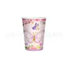 Em estoque flor de tinta borboleta tema flor festa prato de papel toalha toalha de mesa guardanapo de papel bandeira faca garfo colher talheres descartáveis