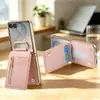 Aplicable a Funda para Samsung Z Flip 8 Flip Cover Portatarjetas Billetera con Cremallera para Monedas Soporte Hebilla de Anillo para Dedo zflip7 Funda Protectora
