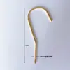 Acessórios de ferragem com gancho redondo de 3,8 mm gancho redondo tipo lâmpada gancho de metal galvanizado gancho cabide gancho para acessórios de vestuário gancho