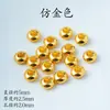 Espaçadores de liga beads de roda tubos de posicionamento acessórios para joias DIY feitos à mão pulseira colar espaçadores fechos de ponta atacado
