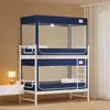 Mosquitero para Dormitorio Estudiantil, Cobertura Total, Adecuado para Camas Litera Superiores e Inferiores, para Uso en Dormitorio, Cama Litera de 0.9m, Cama Individual de 0.8m