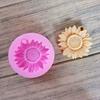 Nuevas herramientas para hacer galletas de chocolate con forma de girasol, molde decorativo para pasteles de azúcar, molde colgante