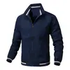 En Stock Transfronteriza Chaqueta Casual para Hombre Cuello Alto Otoño Juventud Talla Grande 2025 Nuevo Béisbol Outdoor Conjunto