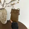 Estilo Coreano 2026 Primavera Nueva Moda Casual Bolso Cruzado para Teléfono Ins Bolso de Hombro Simple Lindo Bolso Mini
